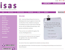 Tablet Screenshot of isas-notts.org.uk